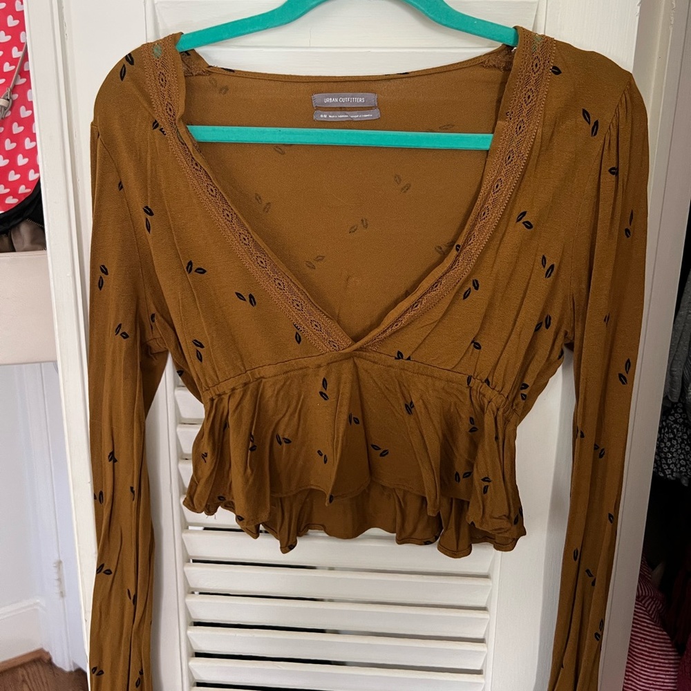 Urban Outfitters Long Sleeve Crop